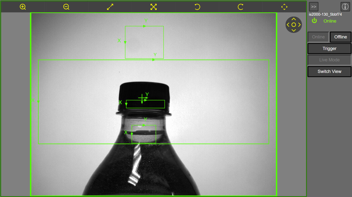 Cognex VisionView 操作員 HMI 介面