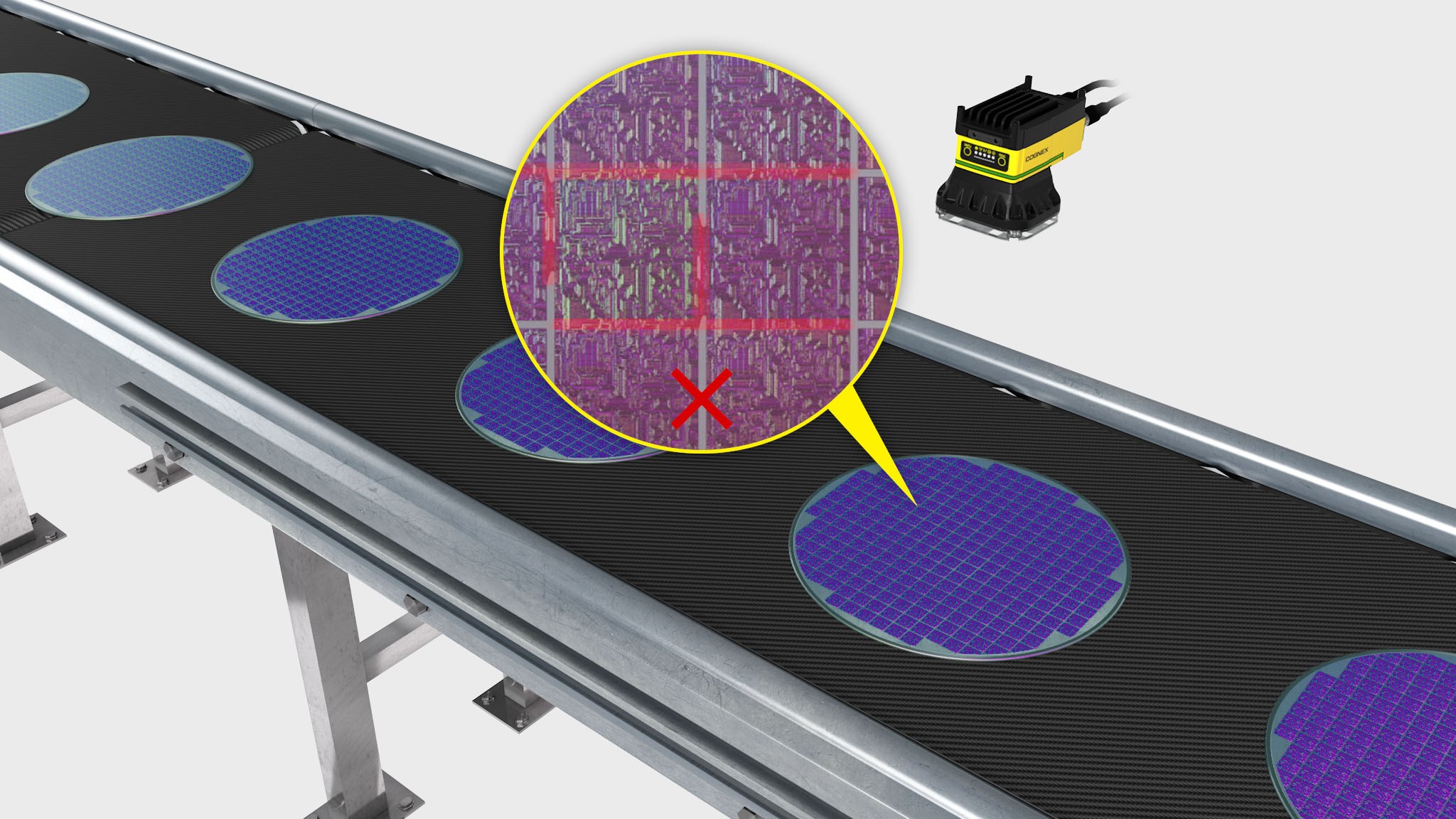 Cognex 康耐視 威視康 - 橡膠環瑕疵檢查│CCD 機器視覺系統