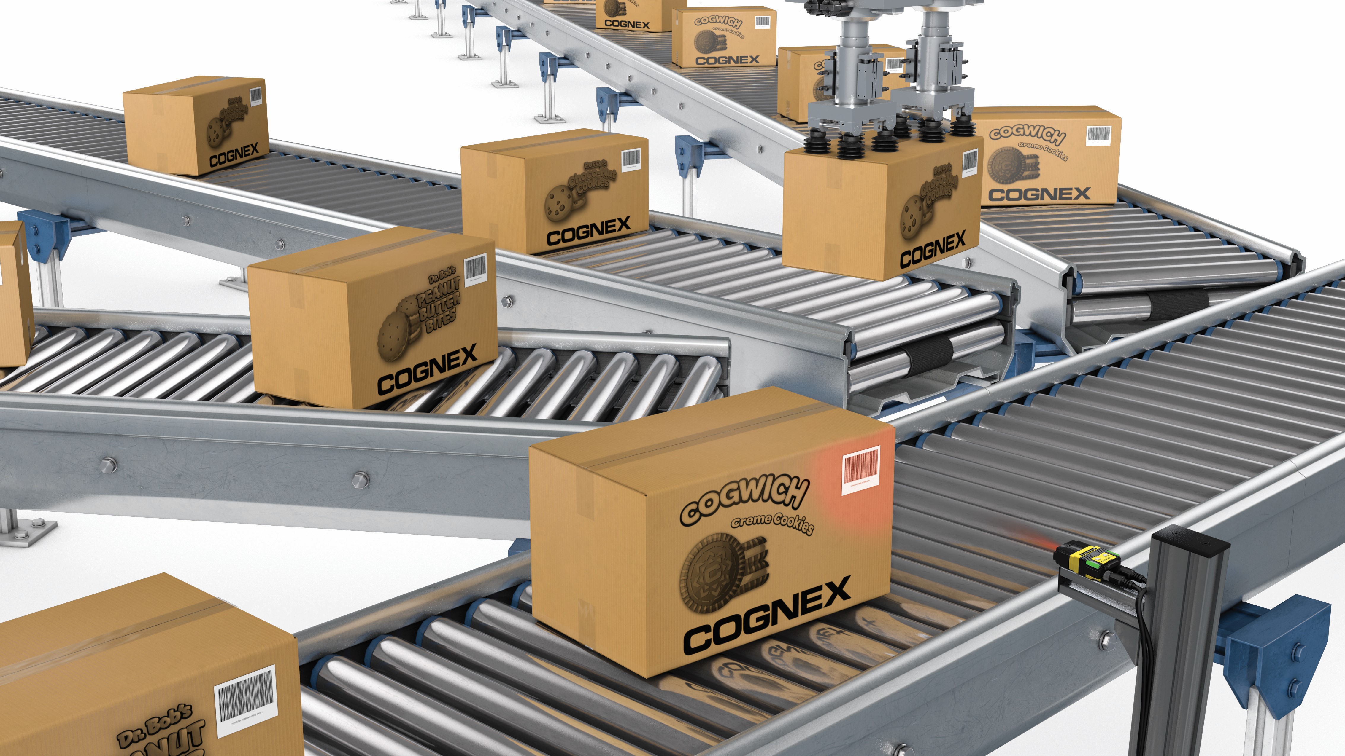 Cognex 康耐視 威視康 - 有效日期檢查 貼標檢查│影像感測器