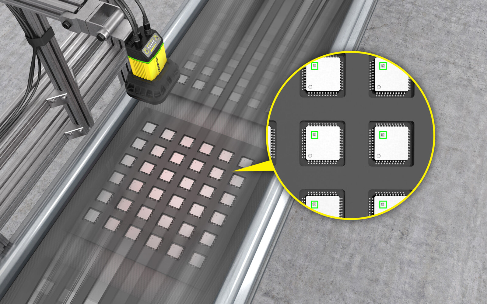 Cognex In-Sight 3800 半導體 IC 載板表面瑕疵檢測