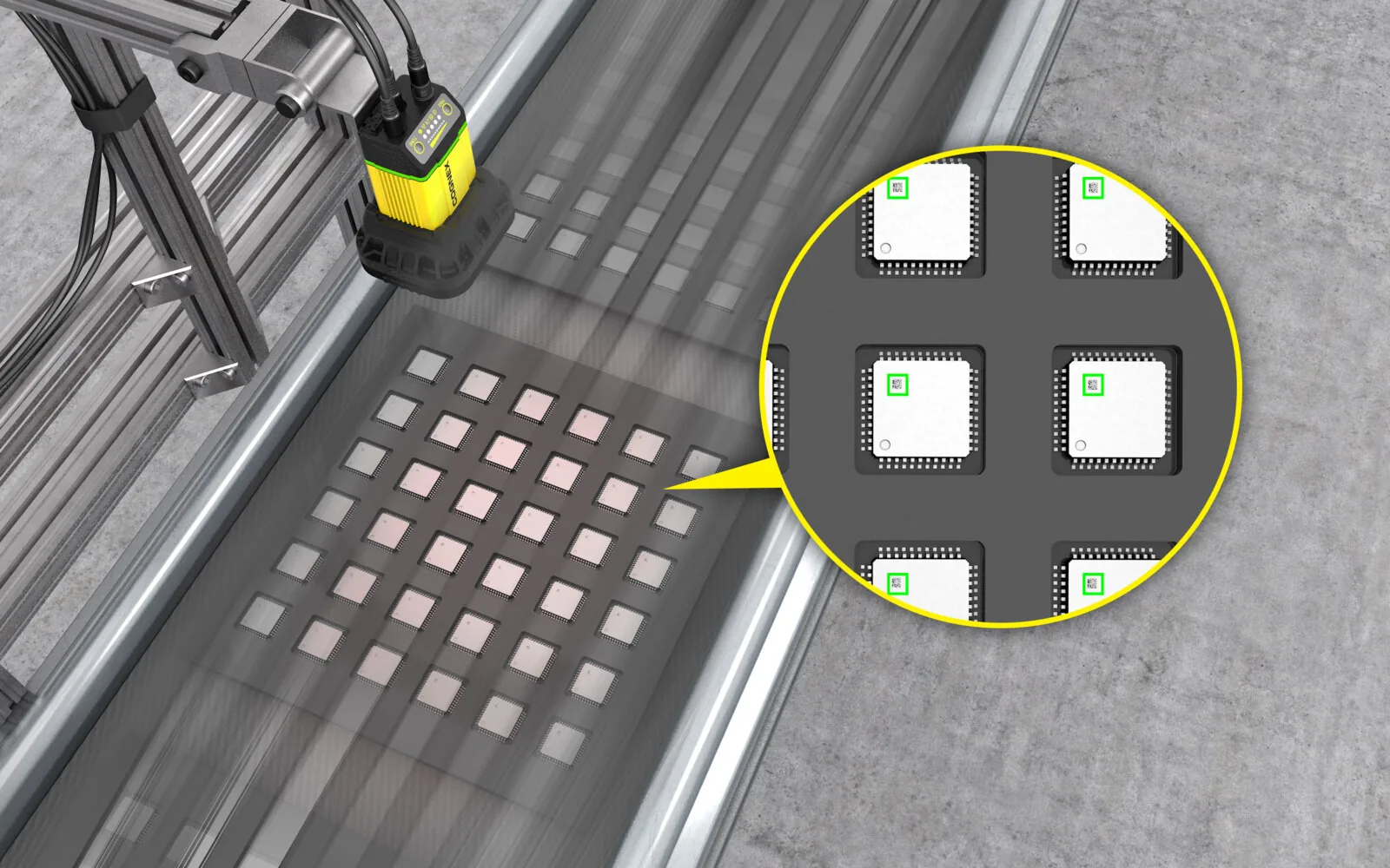 Cognex In-Sight 3800 半導體 IC 載板表面瑕疵檢測