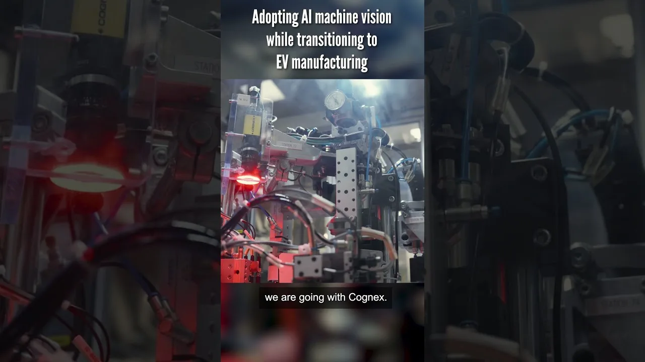 Cognex 機器視覺 - 汽車電動車產業 Schaeffler 燃油車轉 EV 製造 案例