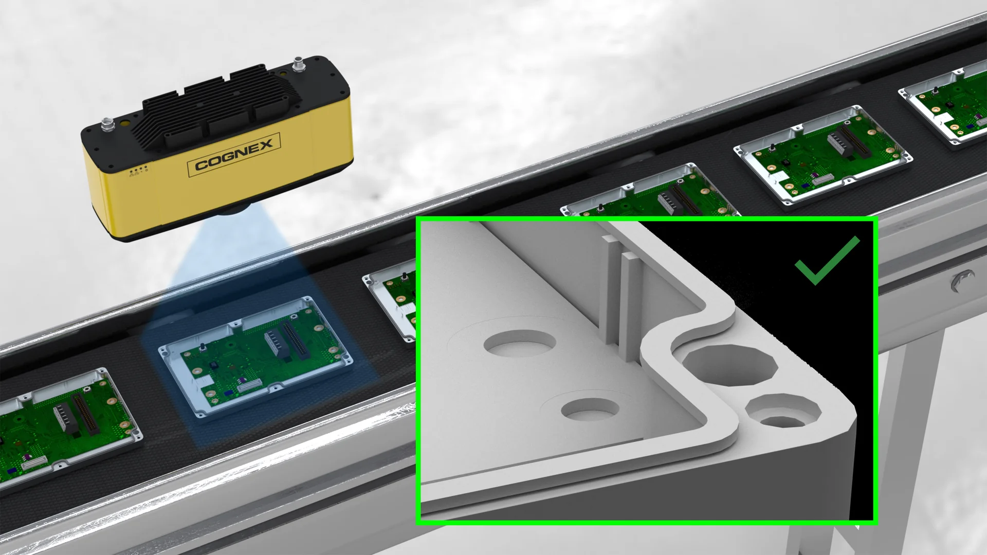 Cognex 3D-A5000 三維面陣掃描相機 應用於機電 · O 環密封圈