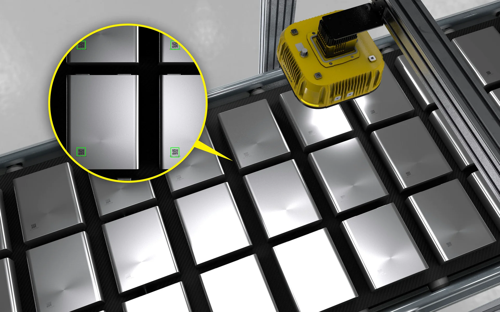 Cognex DataMan 380 高效能固定式條碼讀取器 應用於EV / 電池 · Cell DPM