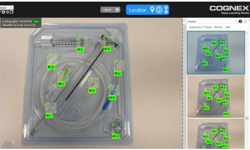 Cognex VisionPro Deep Learning（含 Deep Learning Studio 開發工具） 應用於包裝裝配 · 配套檢測