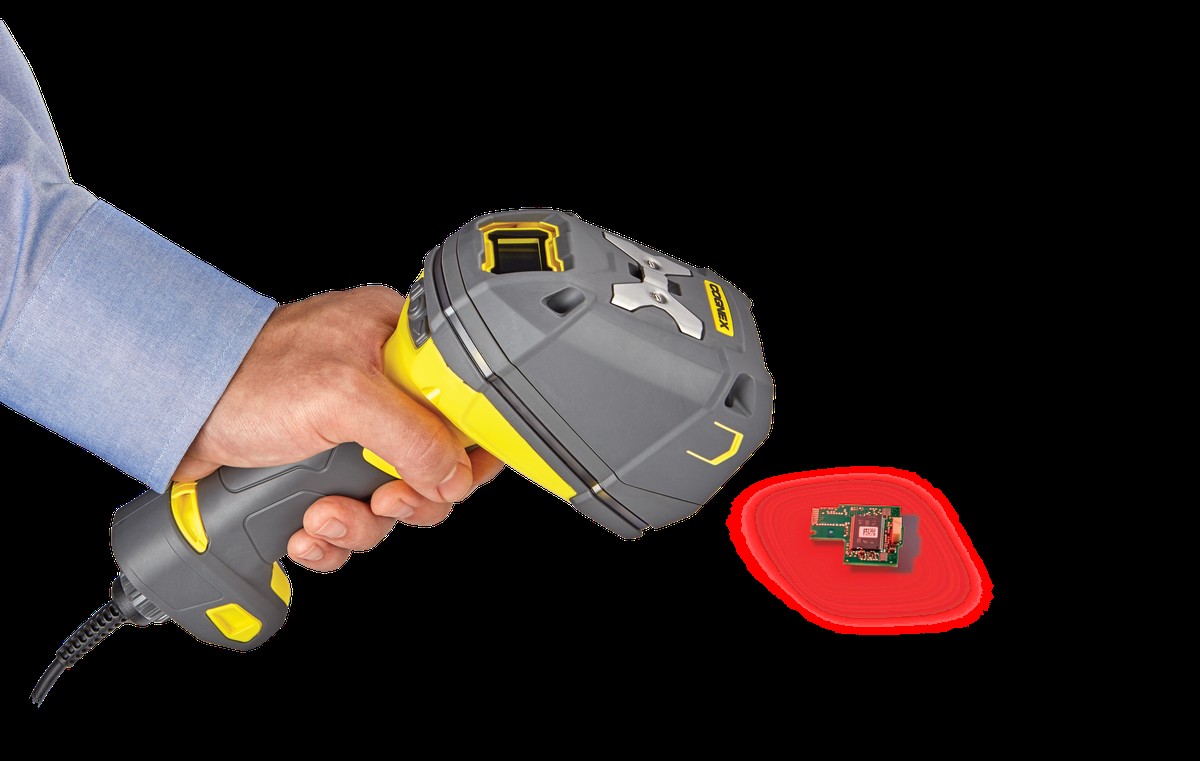 Cognex DataMan 8700 手持式讀碼器讀取電子零件條碼 威視康 VSK
