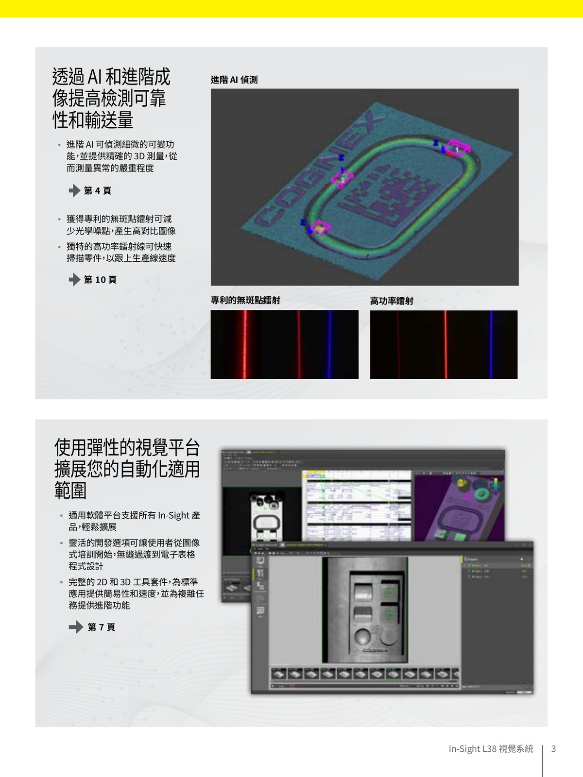 In-Sight L38 進階AI偵測 無斑點雷射 高解析度3D成像