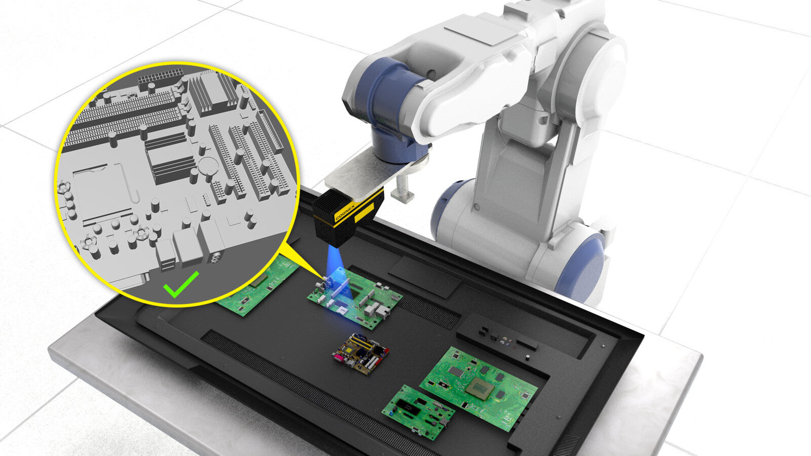 光電產業 - 顯示器 PCB 機器視覺檢測